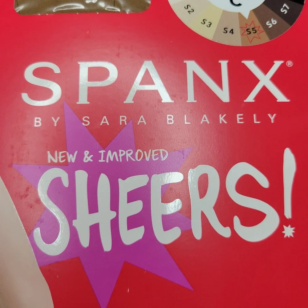 Spanx New/Improved Sheers All Day Shaping Graduated Compression Shade S5 Size C